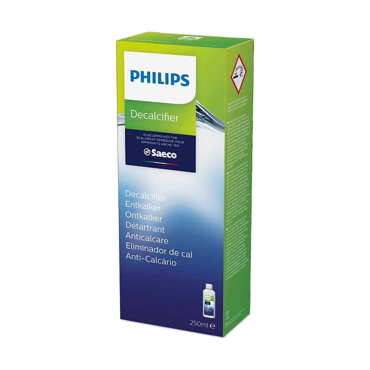 Philips Saeco Espresso Machine Decalcifier 250 ml CA6700/47 (6 Pack)